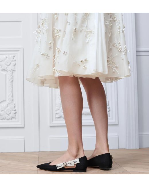 Dior Black J'A Ballet Flat