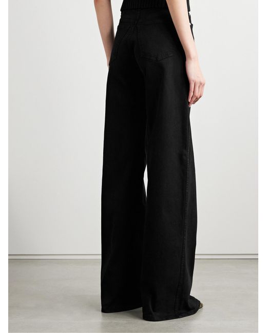 Khaite Black Dane Stretch Jeans