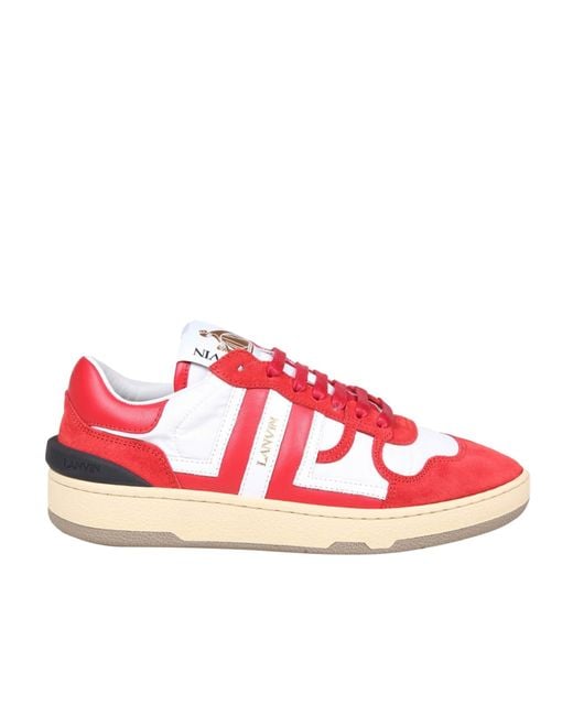 Lanvin Pink Low-Top Trainers