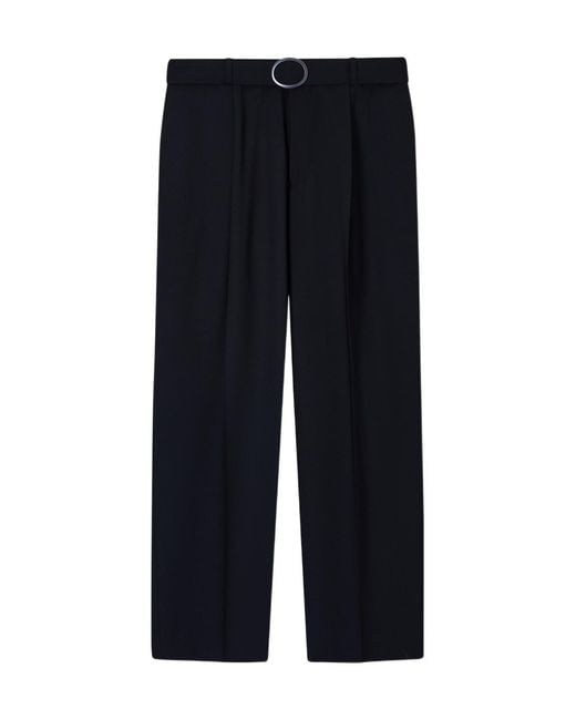 Emporio Armani Blue Casual Pants With Belt Loops for men