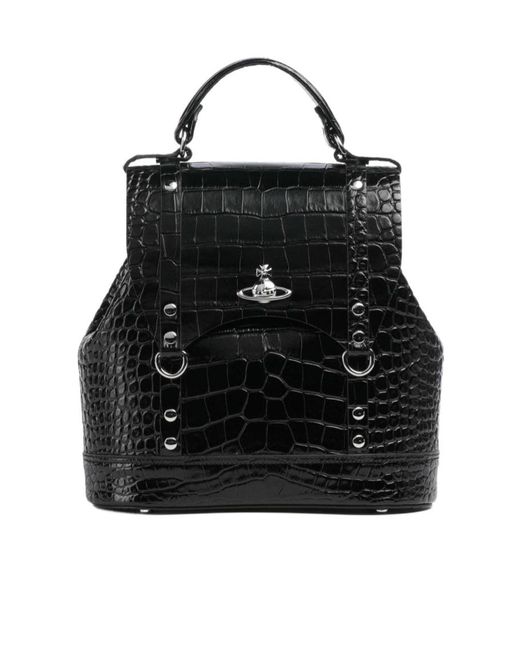Vivienne Westwood Black Max Small Backpack