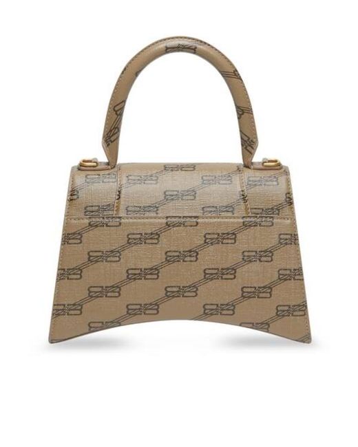 Balenciaga Natural Hourglass Small Tote Bag