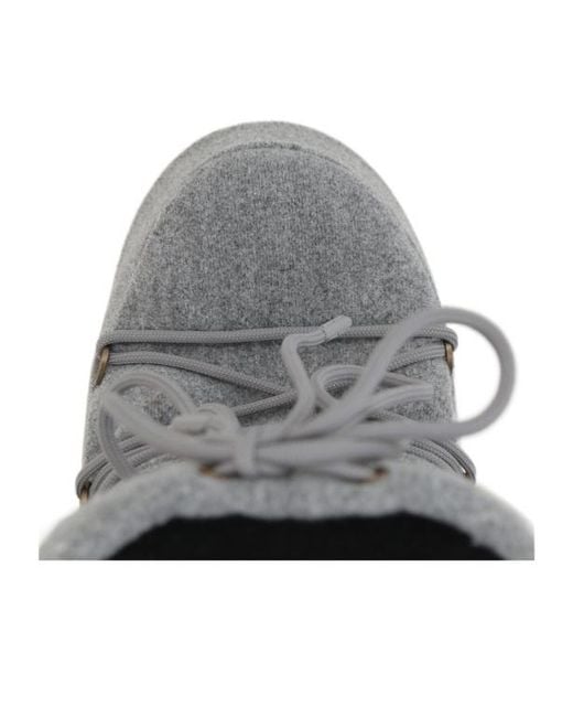Moon Boot Gray Lace-Up Boots for men