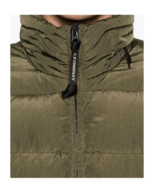 C P Company Green Chrome-R Padded Jacket for men