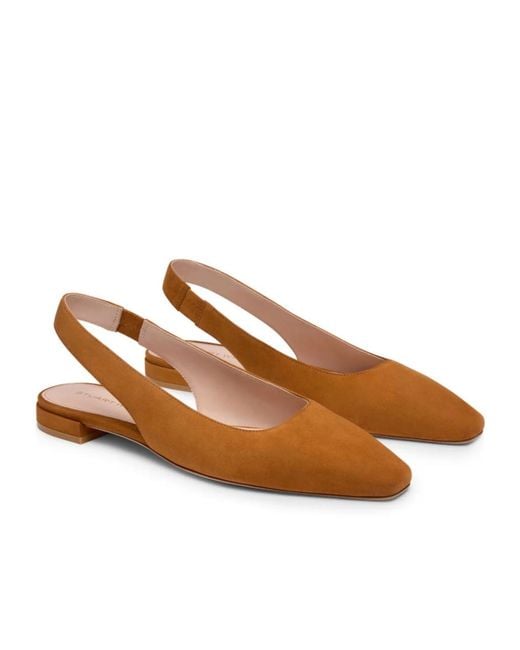 Stuart Weitzman Brown Stassi Slingback