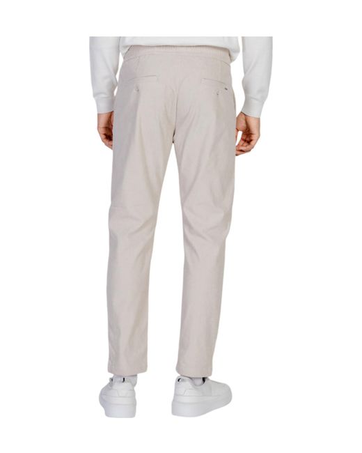 Antony Morato Gray Drawstring Casual Pants for men