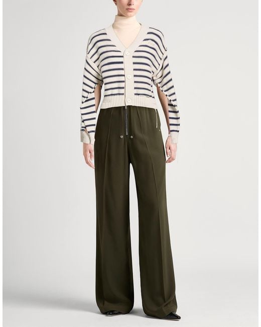 MM6 by Maison Margiela White Long Sleeves Cardigan