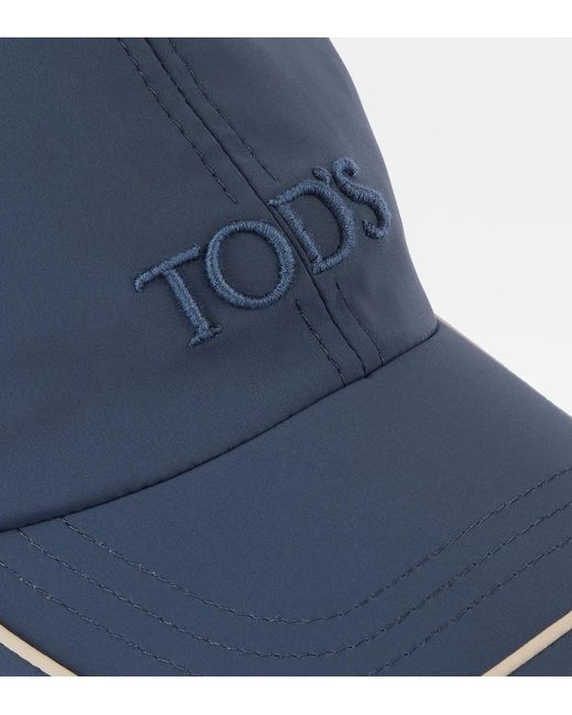 Tod's Blue Logo Hat for men