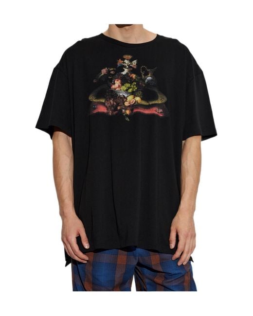 Vivienne Westwood Black Short-Sleeved T-Shirt for men