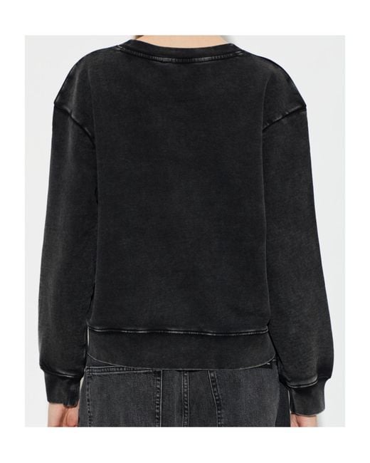 AllSaints Blue Crew Neck Long-Sleeved Sweatshirt