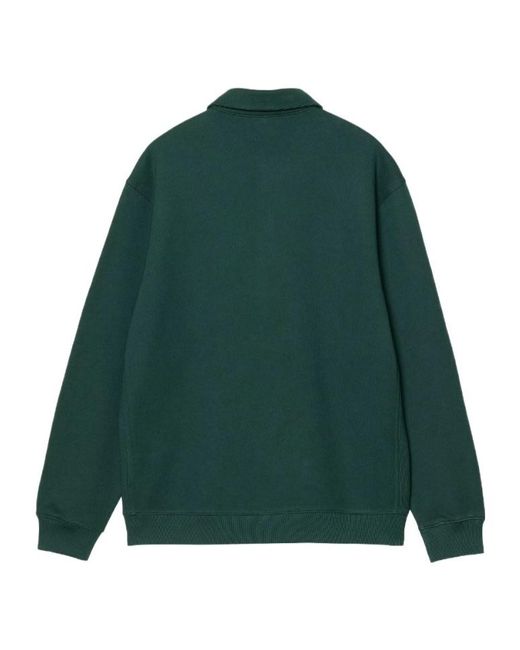 Carhartt Green Polo Sweatshirt for men