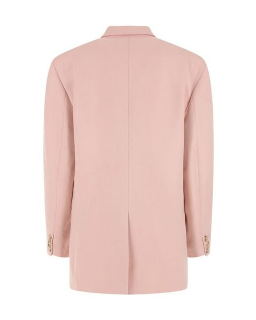 Magda Butrym Pink Single-Breasted Suit Jacket