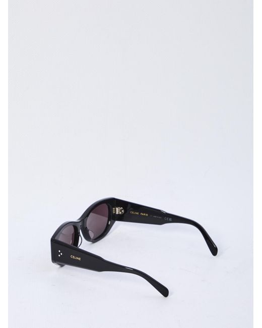 Céline White Rectangular S329 Sunglasses