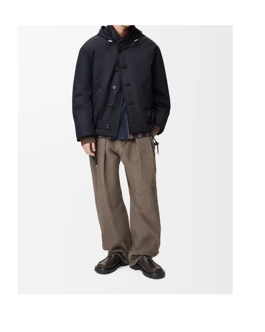 Loewe Blue Technical Padded Jacket for men