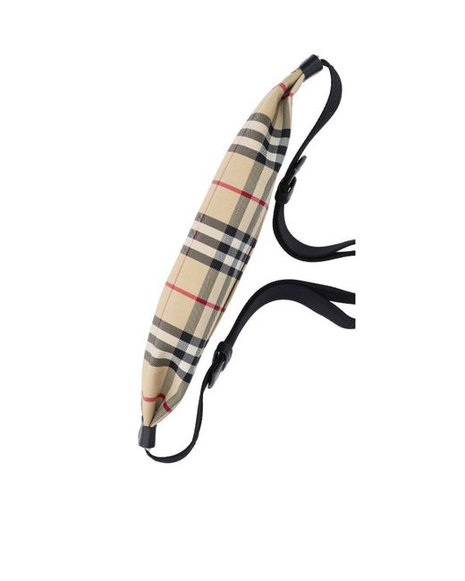 Burberry Multicolor Checked Zipped Belt Bag for men