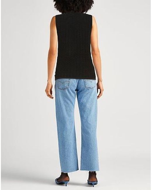 Rag & Bone Black Solid-Color Knitted Waistcoat