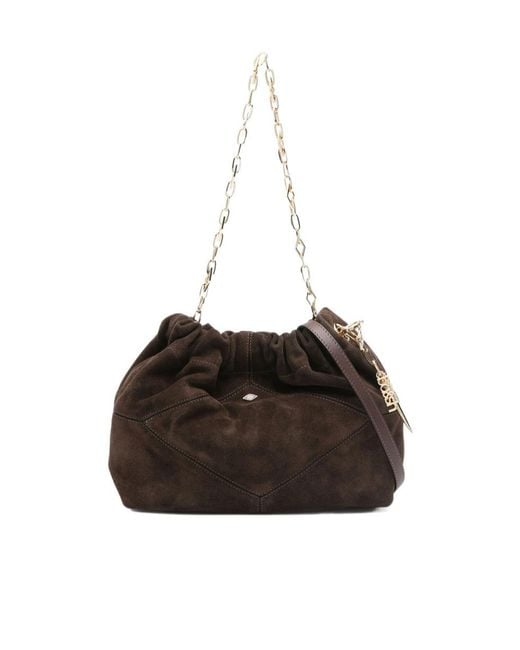 Ba&sh Black Chain Shoulder Bag