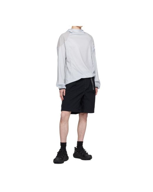 And Wander Black X Gramicci Nylon G Shorts for men