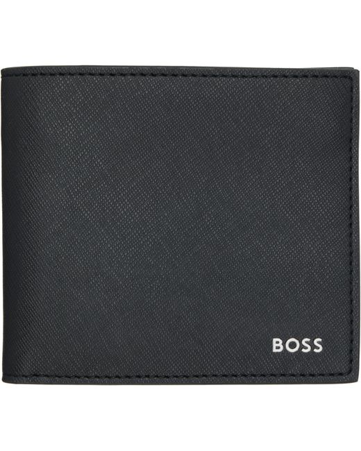 Boss Blue Logo Wallet for men