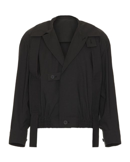 Homme Plissé Issey Miyake Black Homme Plissé Issey Miyake Parachute Jacket for men