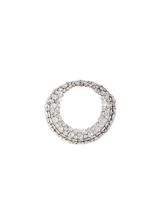 Givenchy Metallic Bold Crystals Torque Necklace