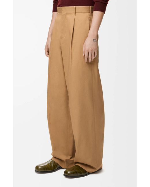 Loewe Natural Wide-Leg Trousers for men