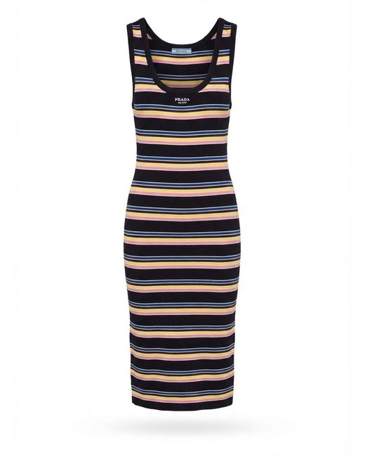 Prada Multicolor Sleeveless Dress