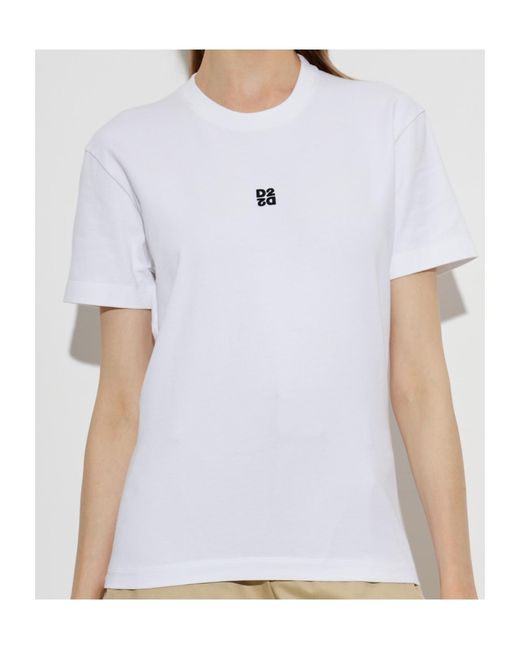 DSquared² White Two-Pack Of Crew Neck Short-Sleeved T-Shirts