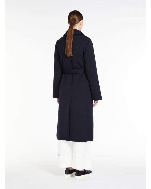 Max Mara Blue Manuela1 Wool Coat