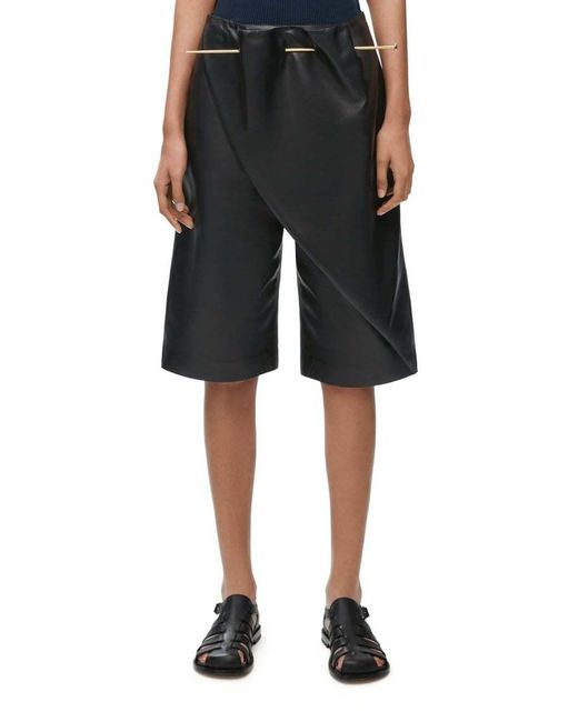Loewe Black Pin Shorts