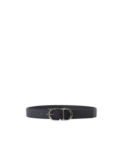 Dior White Cd Buckle Belt for men