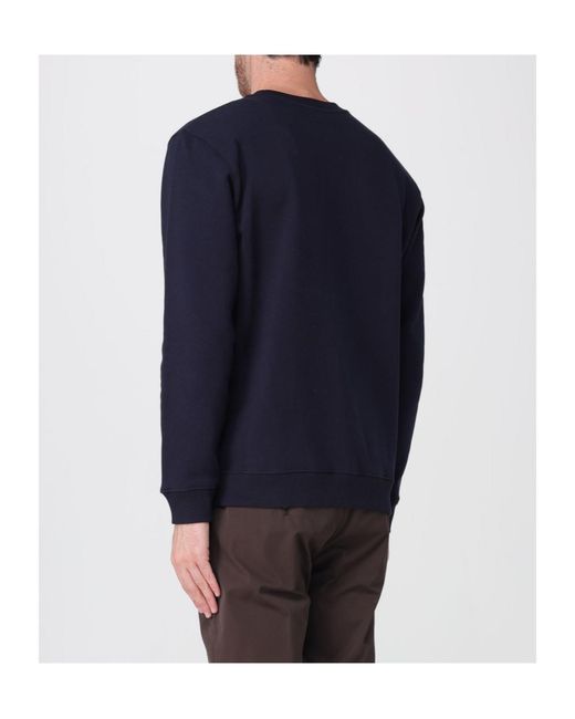 Dondup Blue Crewneck Cotton Sweater for men