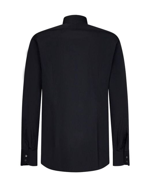 Tom Ford Blue Long-Sleeved Buttoned Shirt for men