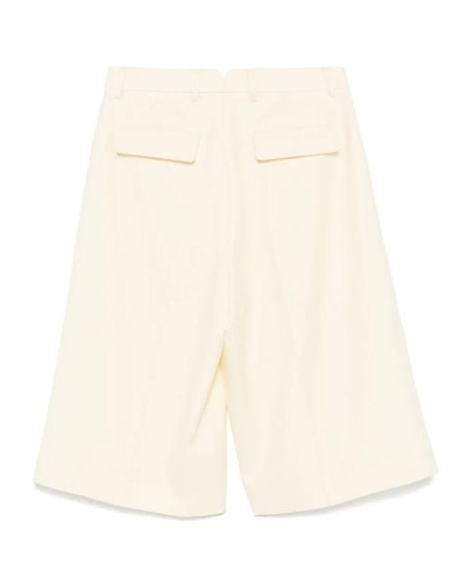AMI Natural Tailored Knee-Length Shorts