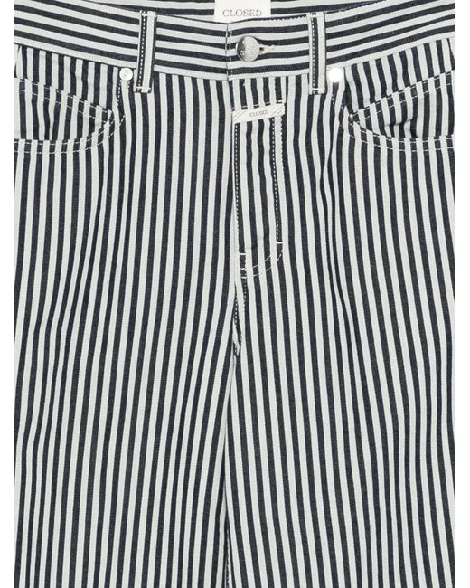 Closed Gray Nikka Striped Jeans