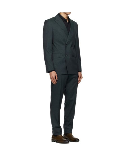 Boss Black Double-Breasted Two-Piece Suit for men