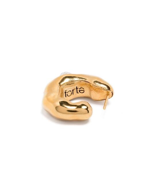 Forte_forte Metallic Ring Earrings