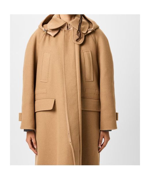Gucci Natural Wool Cashmere Coat