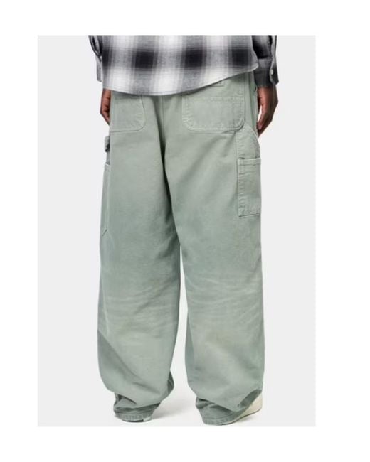 Carhartt Green Og Double Knee Panelled Trousers for men