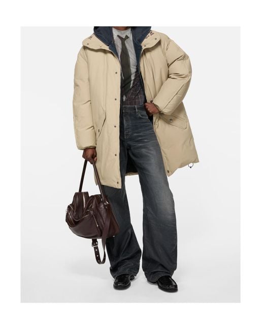 Acne Natural Button Padded Parka for men
