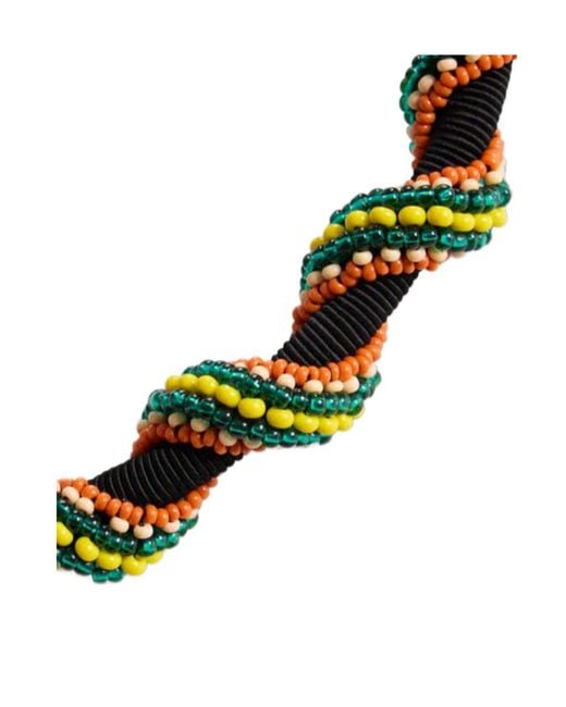 Etro Multicolor Twisted Beaded Bag Strap