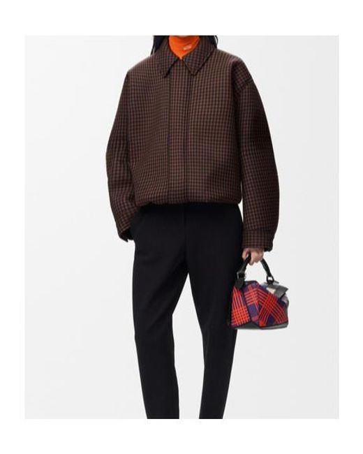 Loewe Brown Drawstring Jacket