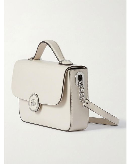 Gucci White Petite Gg Small Shoulder Bag