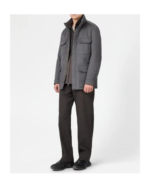 Tod's Gray Field Jacket for men