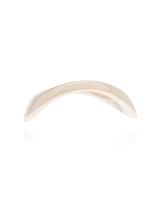 Bottega Veneta White Annular Ring