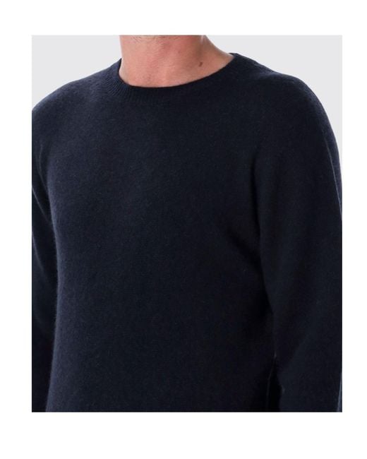 Roberto Collina Blue Crewneck Knitted Jumper for men