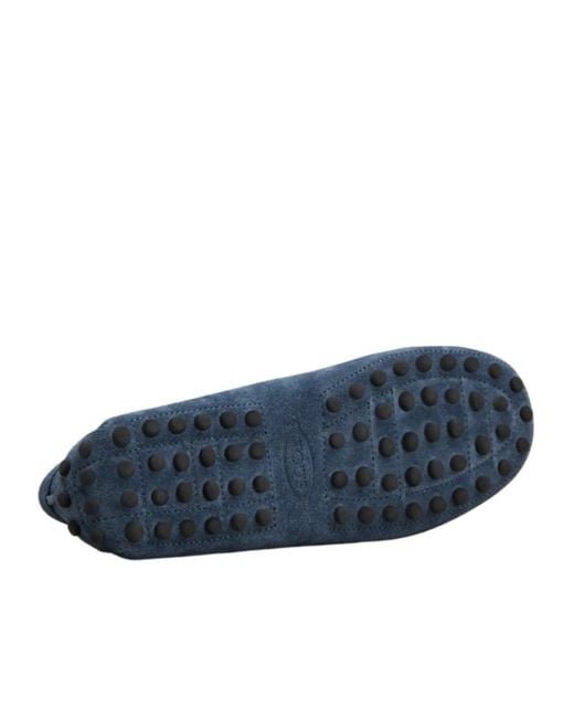 Tod's Blue Gommino Driving Loafers