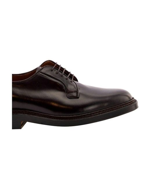 Alden Brown Plain Toe Derby Shoes for men