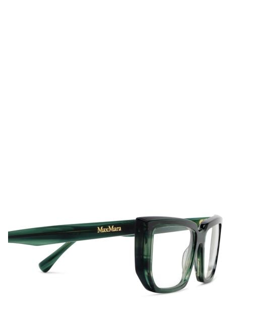 Max Mara White Cat-Eye Glasses for men