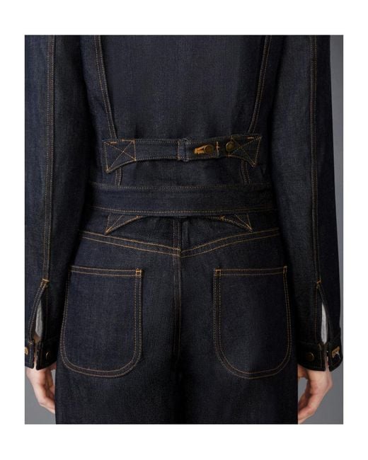 Thom Browne Blue Buttoned Denim Jacket